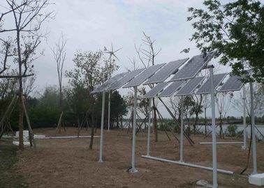 چین سیستم خورشیدی و باد خورشیدی هیبریدی 3KW، سیستم ژنراتور برق خورشیدی برای سایت کمپینگ کارخانه