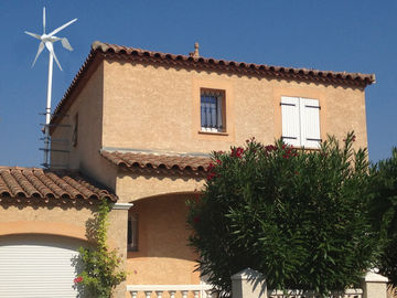 توربین بادی حداکثر کارایی 600 وات، Minimal Vibration Garden Windmills Operation Low noise
