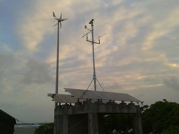 باد و سیستم ترکیبی خورشیدی، پایانه Telecom ژنراتور توربین بادی 1500 وات